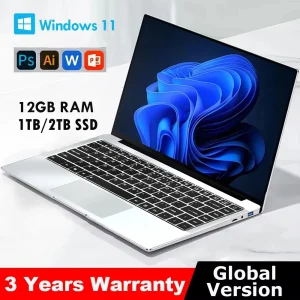 Computer Window 11 2025 Notebook PC 12GB RAM 512GB 1TB 1080