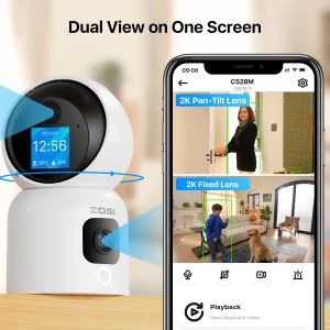 ZOSI 360° HD Night Vision Indoor WiFi Surveillance Camera
